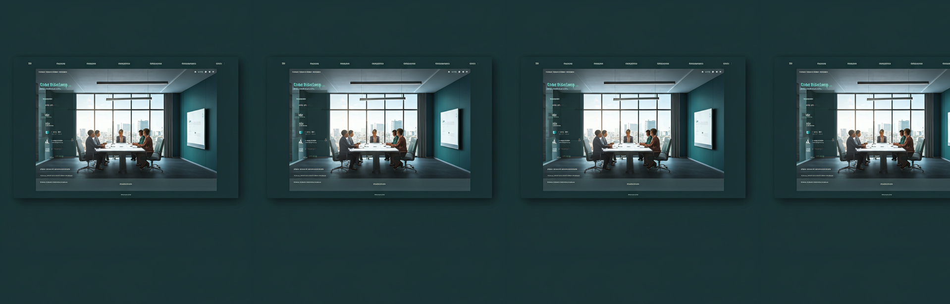 Executive meeting environment for tailored training services