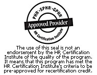 HR Certification Institute (HRCI) association